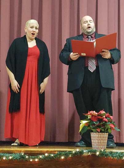 Ana Maria Ugarte and Brian Landry.