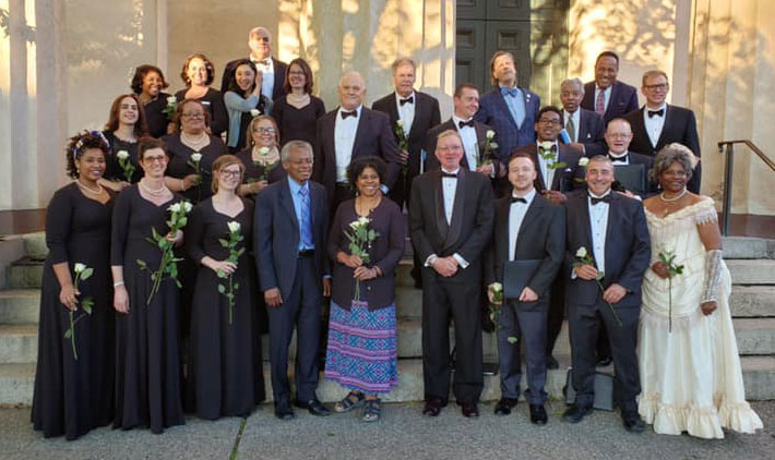 Schiller Institute Boston Community Chorus and friends.