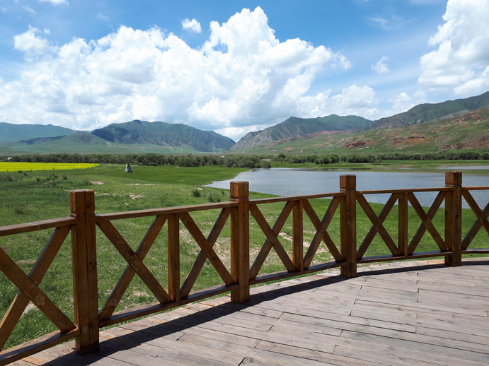 Xiahe county at Tibetan autonomous prefecture in Gannan (Gansu).