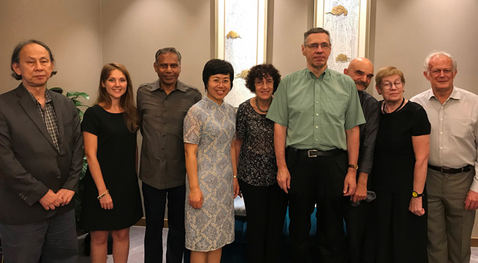 Foreign Affairs Ministry in Beijing with Wang Lixin Deputy director general at the Department of External Security Affairs and international tour of journalists.
