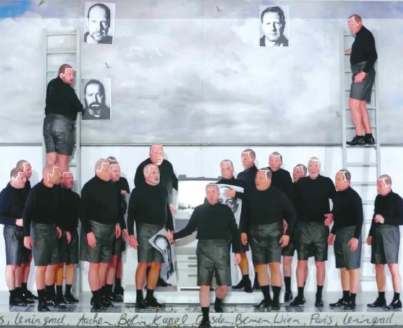 A scene from the Darmstadt performance of Beethoven’s Fidelio. 